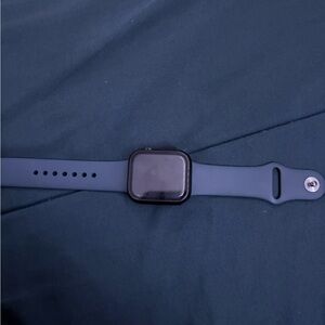 Apple Smartwatch Black and Blue Sleek Design